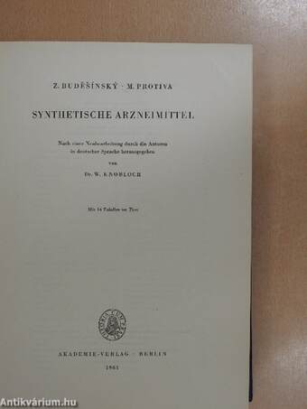 Synthetische Arzneimittel