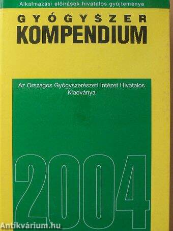 Gyógyszer kompendium 2004
