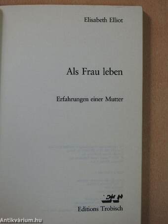 Als Frau leben