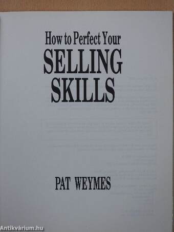 How to Perfect Your Selling Skills