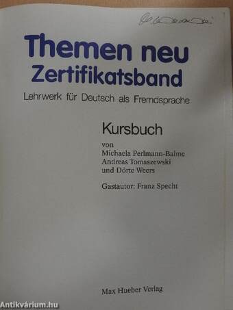 Themen neu Zertifikatsband - Kursbuch