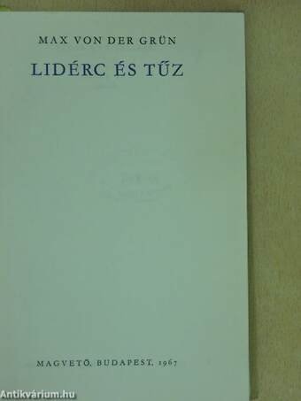 Lidérc és tűz