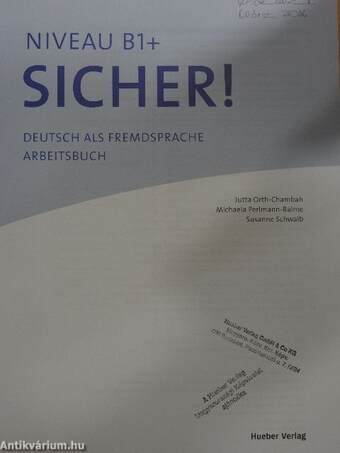 Sicher! - Niveau B1+ - CD-vel