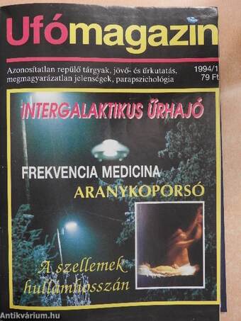 Ufómagazin 1994. (nem teljes évfolyam)