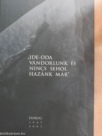 "Ide-oda vándorlunk és nincs sehol hazánk már"