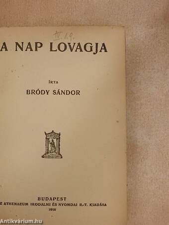 A nap lovagja