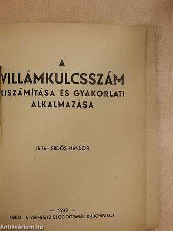 A villámkulcsszám kiszámítása és gyakorlati alkalmazása