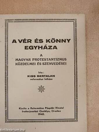 A vér és könny egyháza