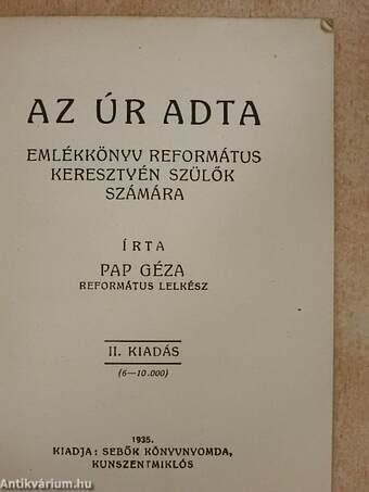 Az Úr adta