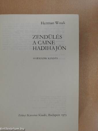 Zendülés a Caine hadihajón