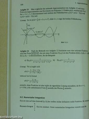 Aufgaben aus der Angewandten Mathematik I