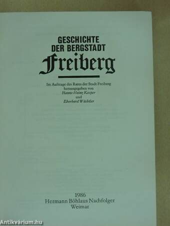 Geschichte der Bergstadt Freiberg