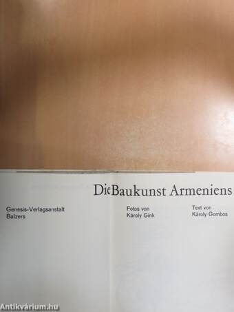 Die Baukunst Armeniens