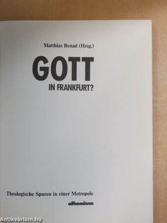 Gott in Frankfurt?