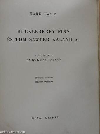 Huckleberry Finn és Tom Sawyer kalandjai