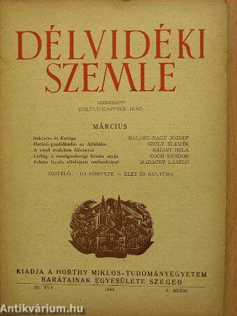 Délvidéki Szemle 1944. március