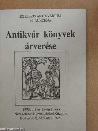 Antikvár könyvek árverése