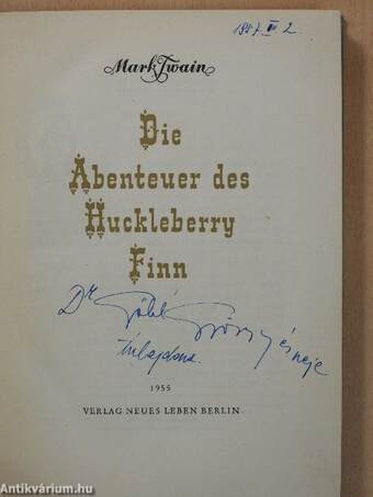 Die Abenteuer des Huckleberry Finn