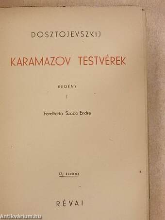 Karamazov testvérek I-II.