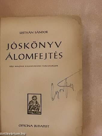 Jóskönyv, álomfejtés