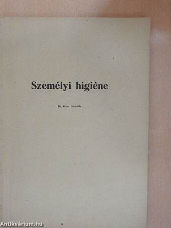 Személyi higiéne