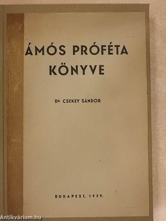 Ámós próféta könyve