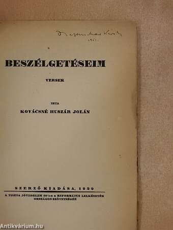 Beszélgetéseim