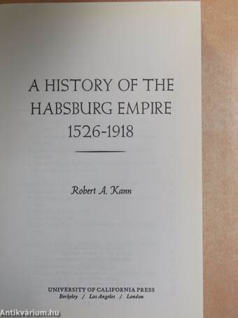 A History of the Habsburg Empire