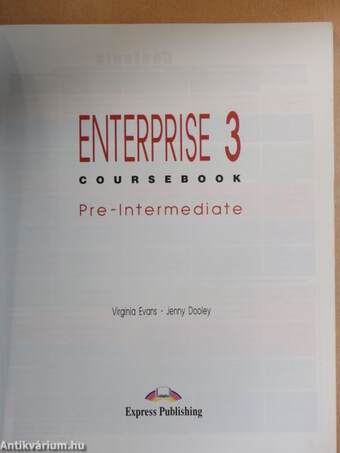 Enterprise 3 Pre-Intermediate - Coursebook