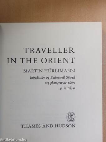 Traveller in the Orient
