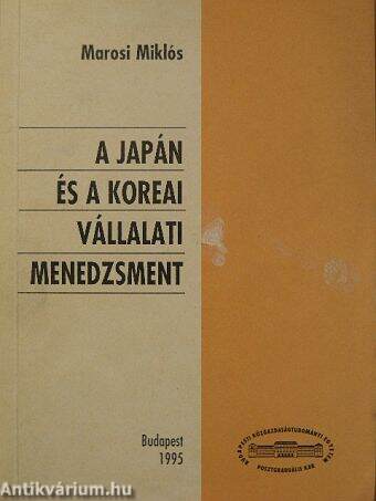 A japán és a koreai vállalati menedzsment