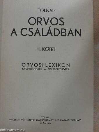 Orvos a családban III.