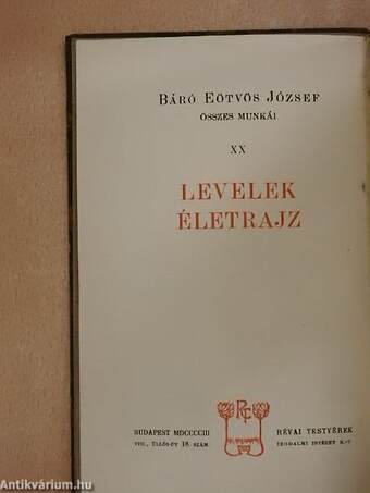 Levelek/Életrajz