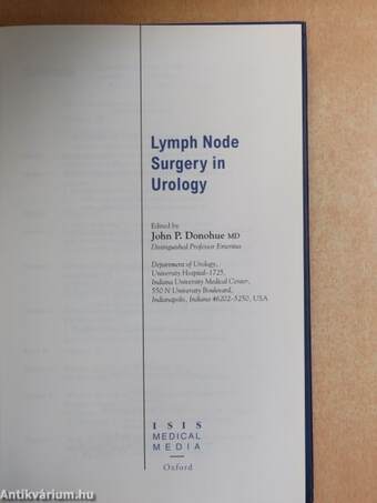 Lymph Node Surgery in Urology