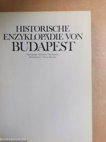 Historische Enzyklopädie von Budapest