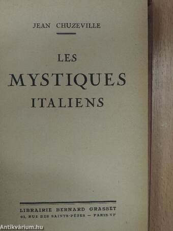 Les mystiques italiens