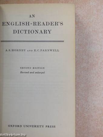 An English-Reader's Dictionary