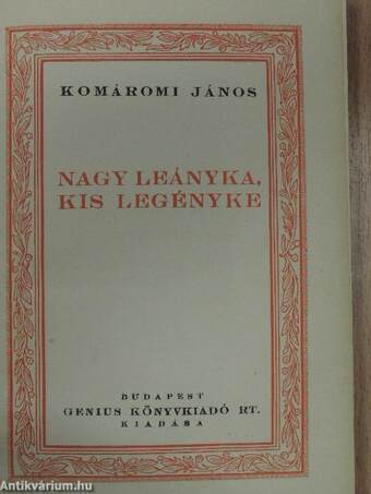 Nagy leányka, kis legényke