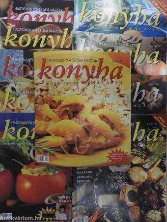 Hagyományos és Mai Magyar Konyha Magazin 2000. (nem teljes évfolyam)