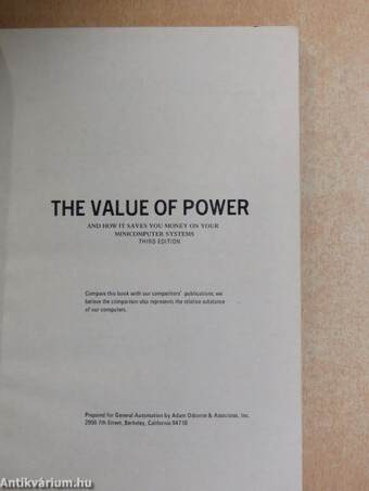 The Value of Power