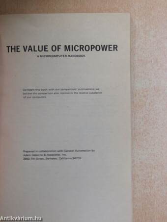 The Value of Micropower