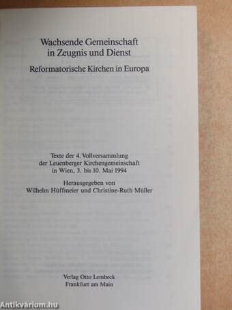 Wachsende Gemeinschaft in Zeugnis und Dienst 