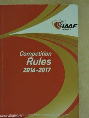 Competition Rules 2016-2017