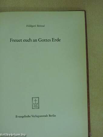 Freuet euch an Gottes Erde