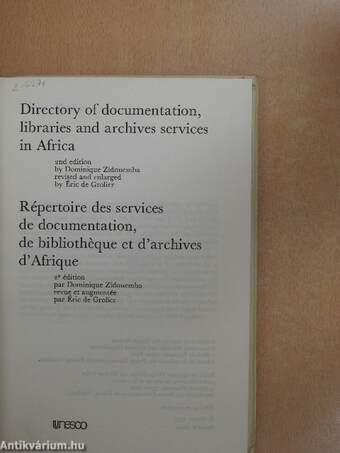 Directory of documentation, libraries and archives services in Africa