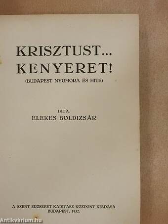 Krisztust... Kenyeret!