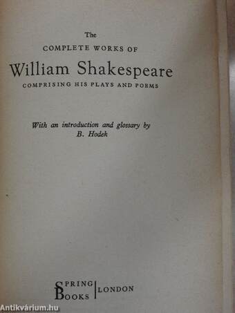 The Complete Works of William Shakespeare