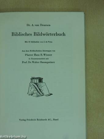 Biblisches Bildwörterbuch