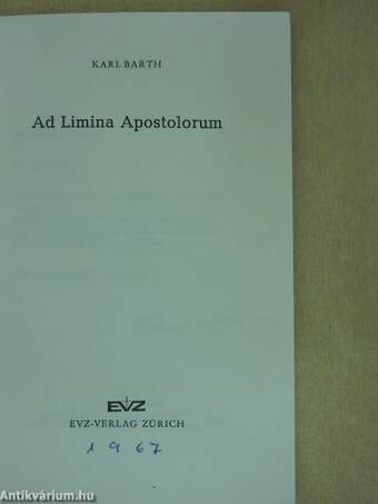 Ad Limina Apostolorum