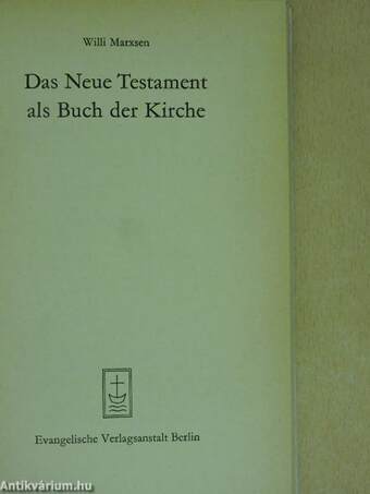 Das Neue Testament als Buch der Kirche